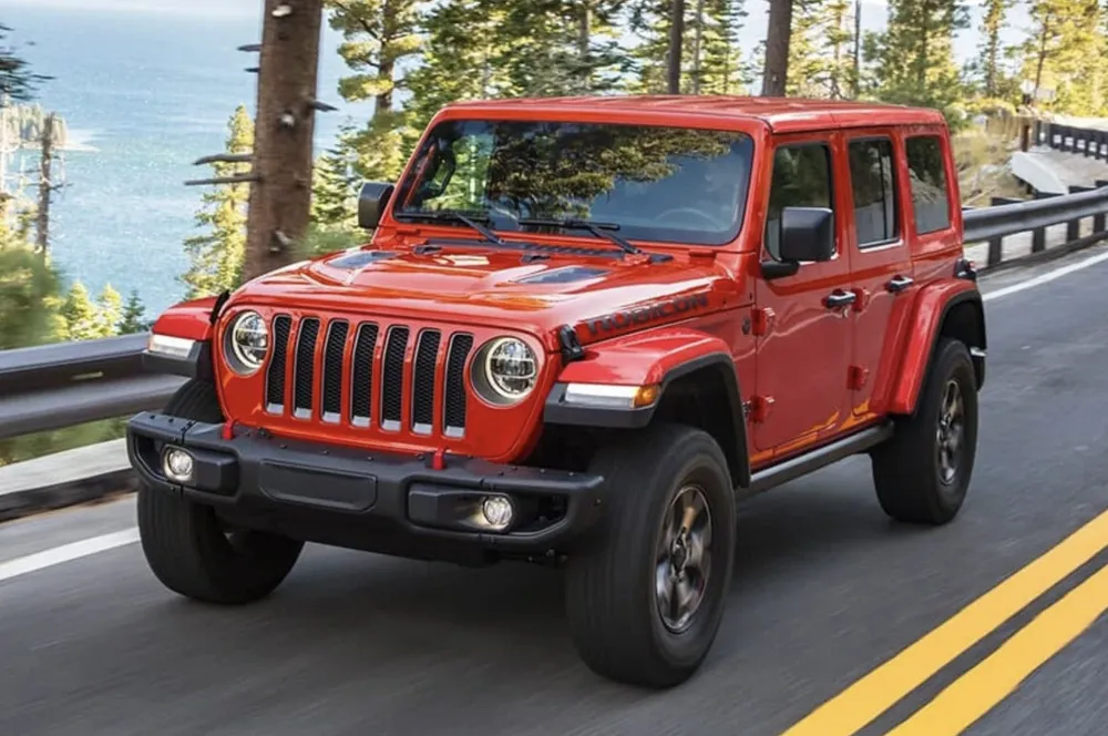 jeep wrangler rubicon màu đỏ