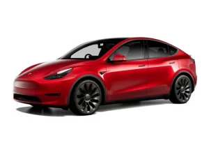 Tesla model y 2025 màu đỏ
