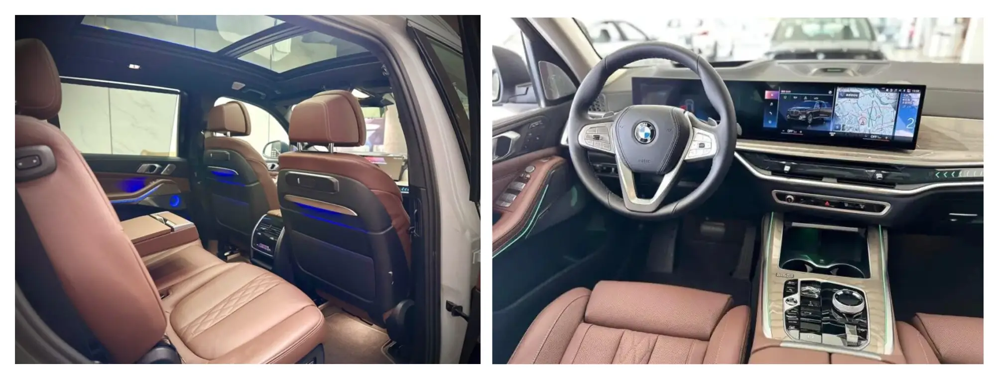 Nội thất BMW X7 2025 thể thao