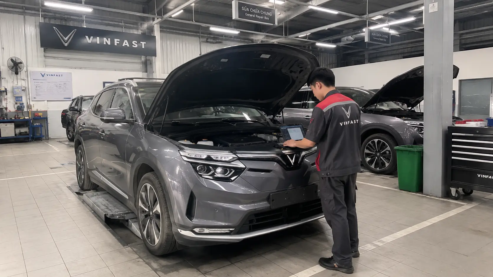 Bảo dưỡng và kiểm tra pin VF 8