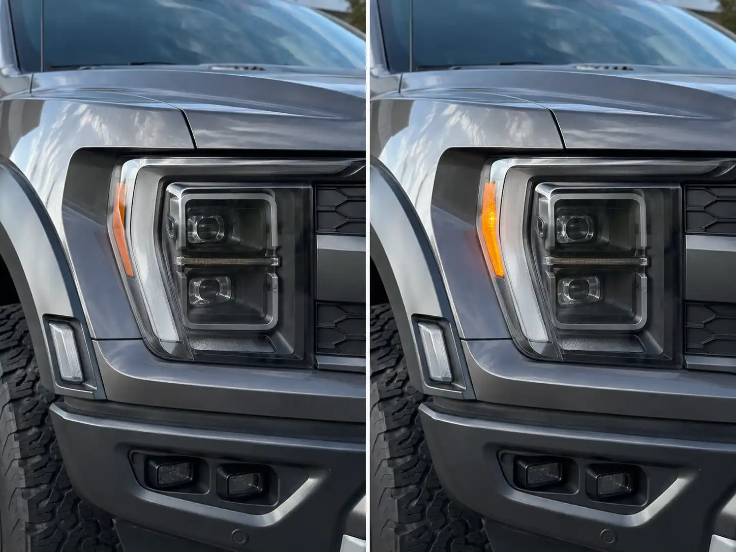 Điều chỉnh hệ thống đèn tín hiệu Ford Raptor Mỹ để phù hợp chuẩn Việt Nam