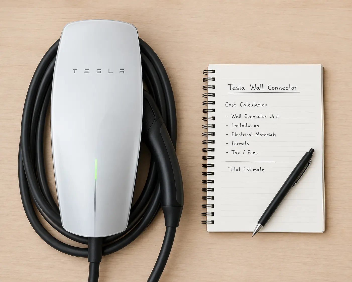 Dự toán chi phí lắp đặt bộ sạc Tesla tại nhà
