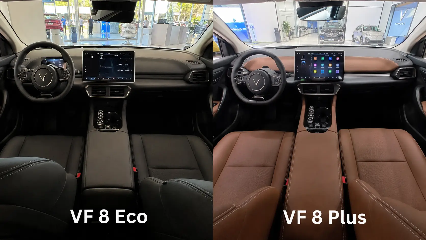 So sánh phiên bản VF 8 Eco và Plus