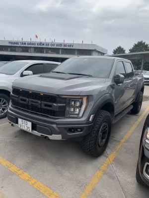 Thực tế đăng kiểm xe Ford Raptor nhập Mỹ tại trung tâm đăng kiểm