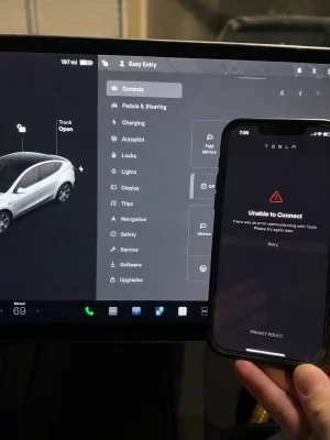 Thực trạng không kết nối được App Tesla nhập Mỹ tại Việt Nam